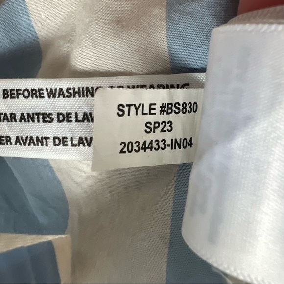 J. Crew Collection Relaxed Fit Cropped Button Down Shirt in Barlow Stripe - Picture 11 of 11